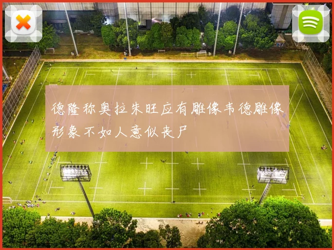 德隆称奥拉朱旺应有雕像韦德雕像形象不如人意似丧尸